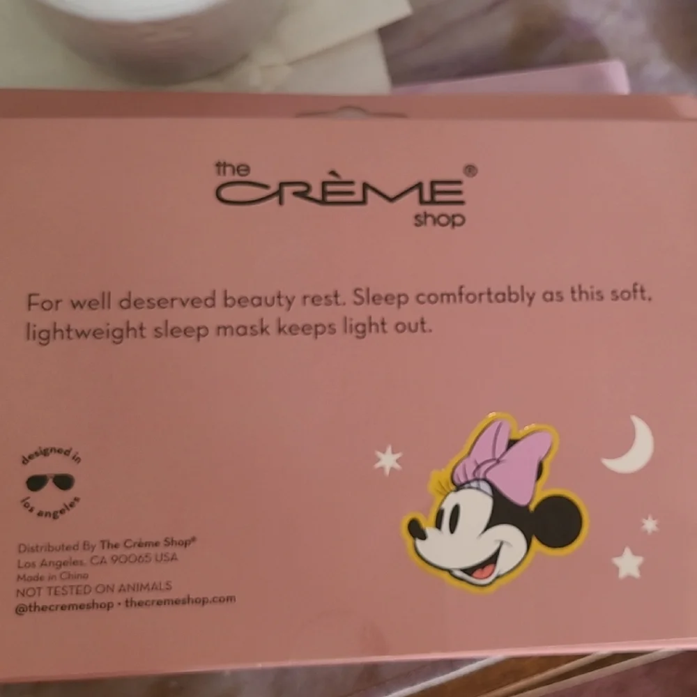 The Crème Shop - Minnie Mouse Snug Sleep Mask & Microfiber Turban Set - NEW